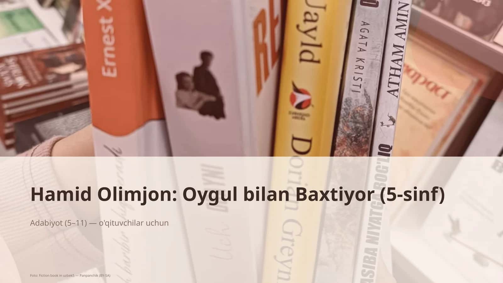 Oygul bilan Baxtiyor (5-sinf)