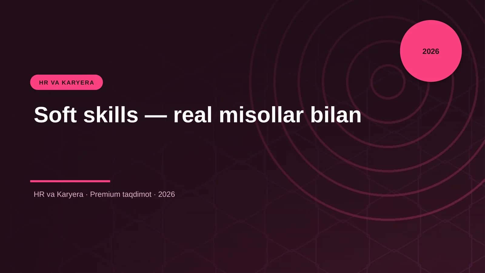 Soft skills — real misollar bilan