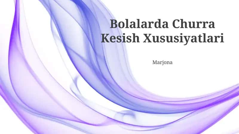 Churra Kesish Xususiyatlari