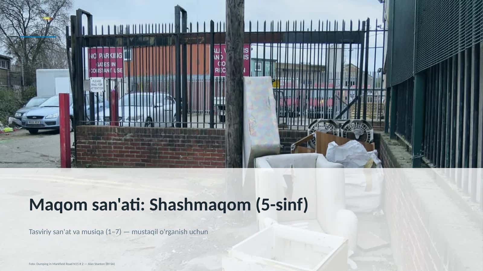 Maqom san'ati: Shashmaqom (5-sinf)