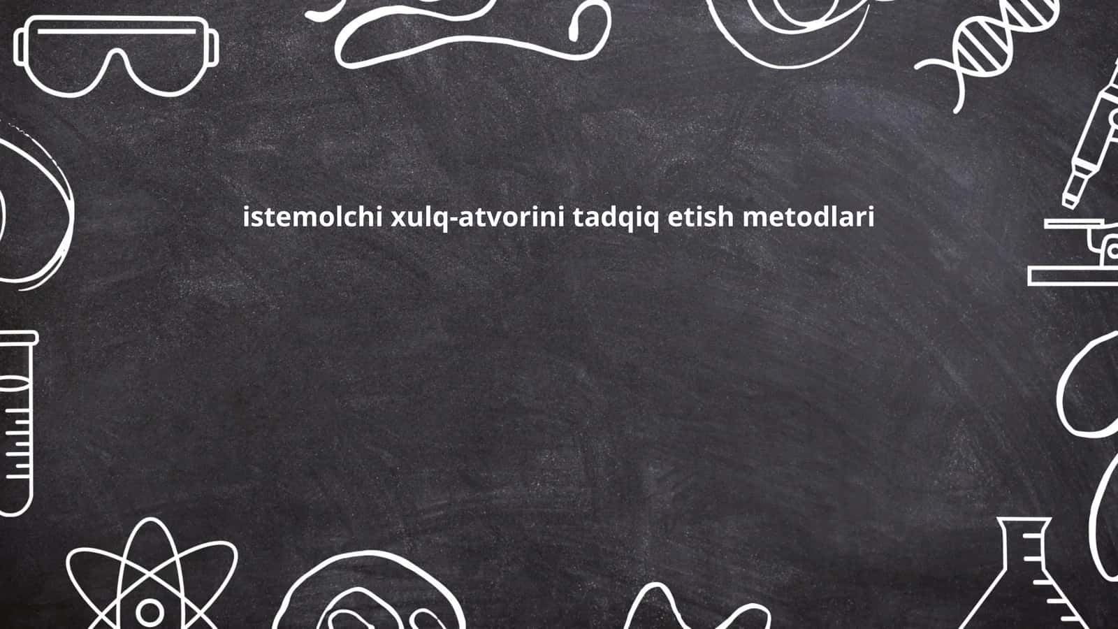 Iste'molchi qaror qabul qilish jarayoni