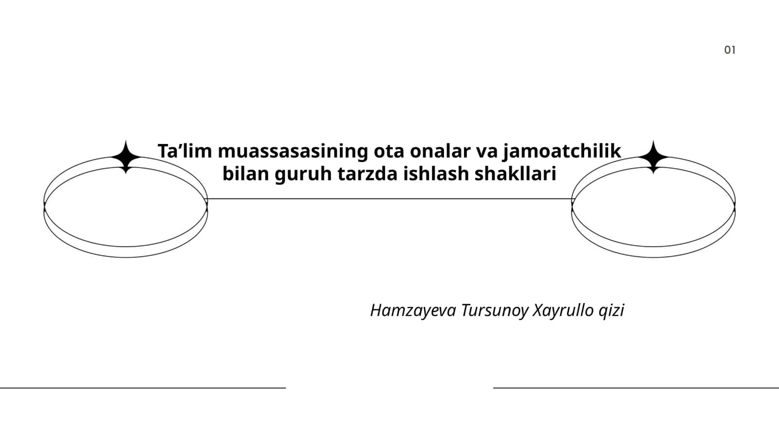 Taʼlim muassasasining ota onalar va jamoatchilik bilan guruh tarzda ishlash shakllari
