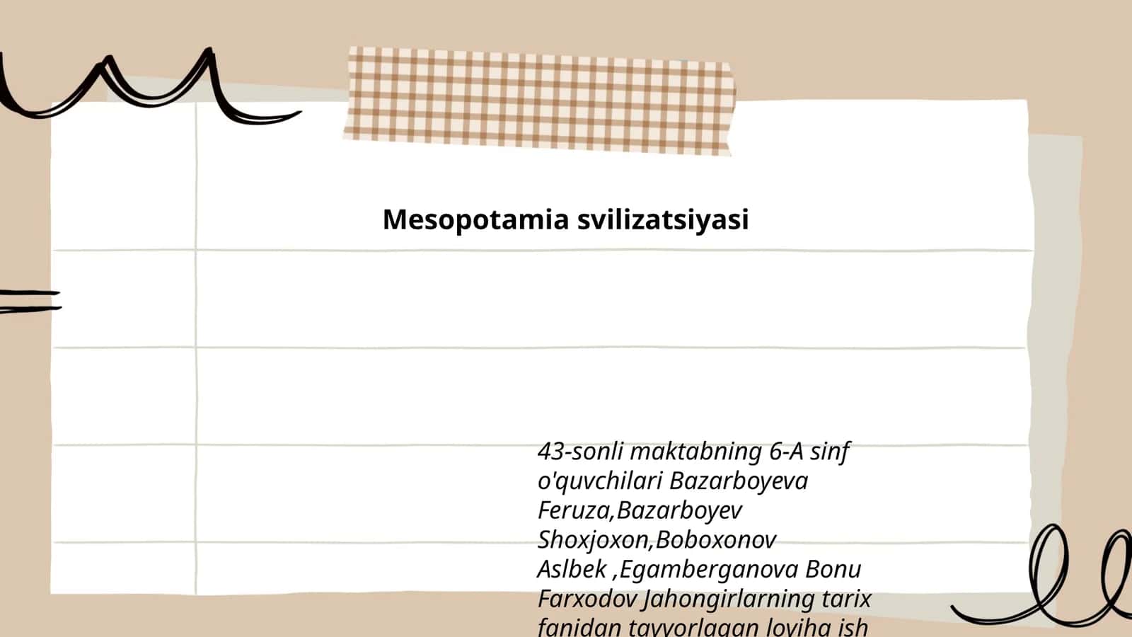 Mesopotamia svilizatsiyasi