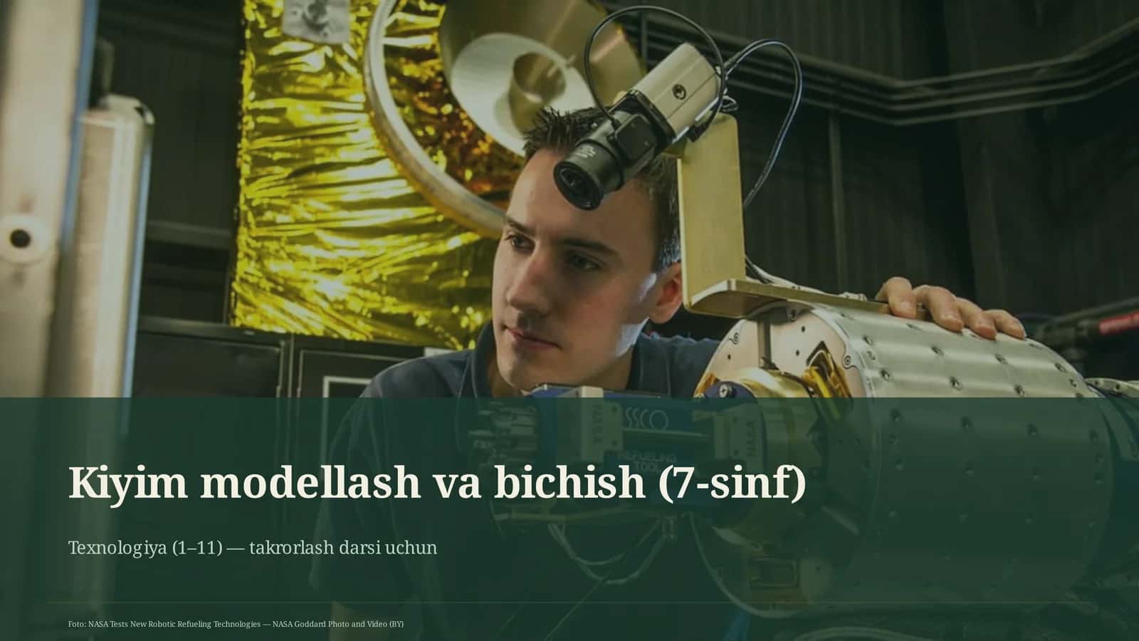Kiyim modellash va bichish (7-sinf)