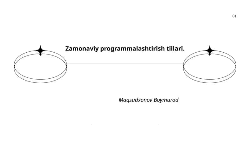Zamonaviy dasturlash tillari