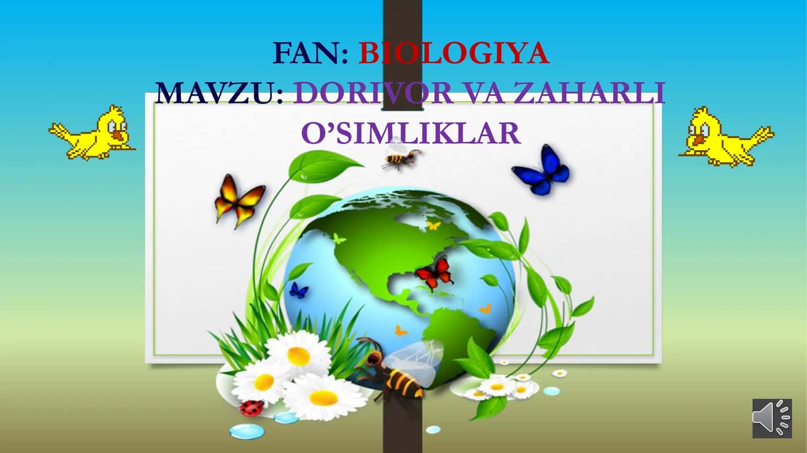 DORIVOR VA ZAHARLI O’SIMLIKLAR KONSTITUTSIYA