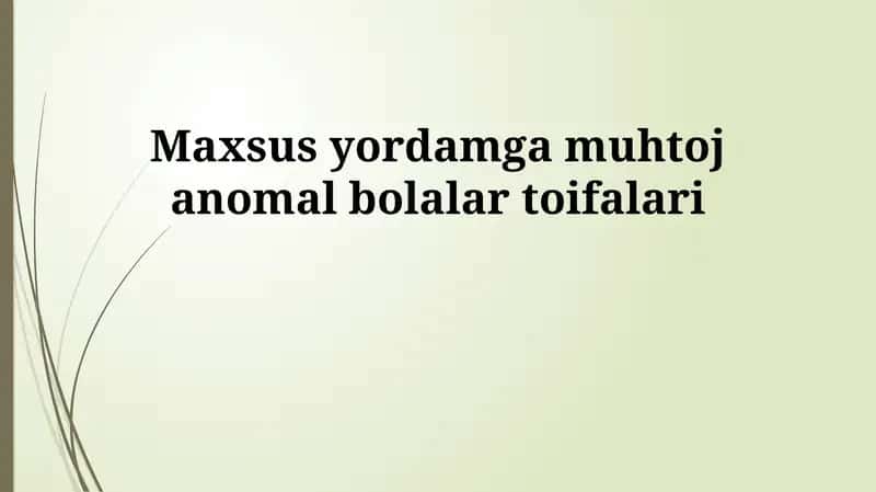 Anomaliya turlari: Umumiy nuqtai nazar