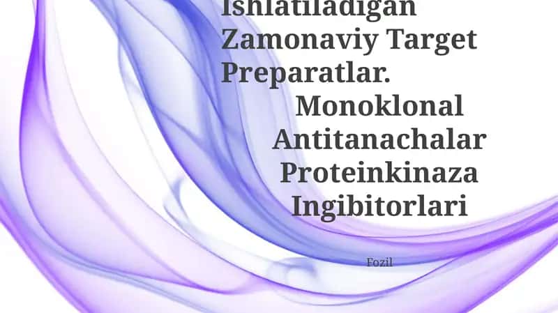 Monoklonal Antitanachalar Proteinkinaza Ingibitorlari
