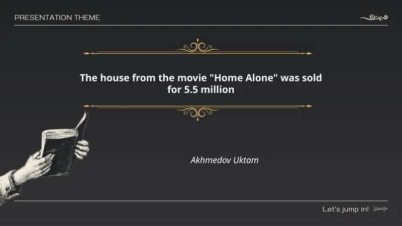 The house from the movie "Home Alone" was sold for 5.5 million