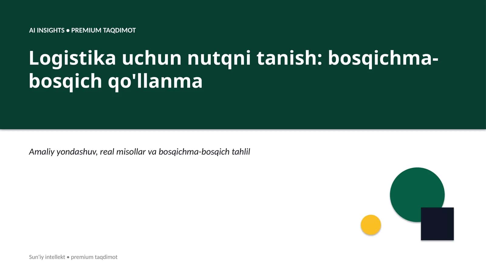 Premium Taqdimot