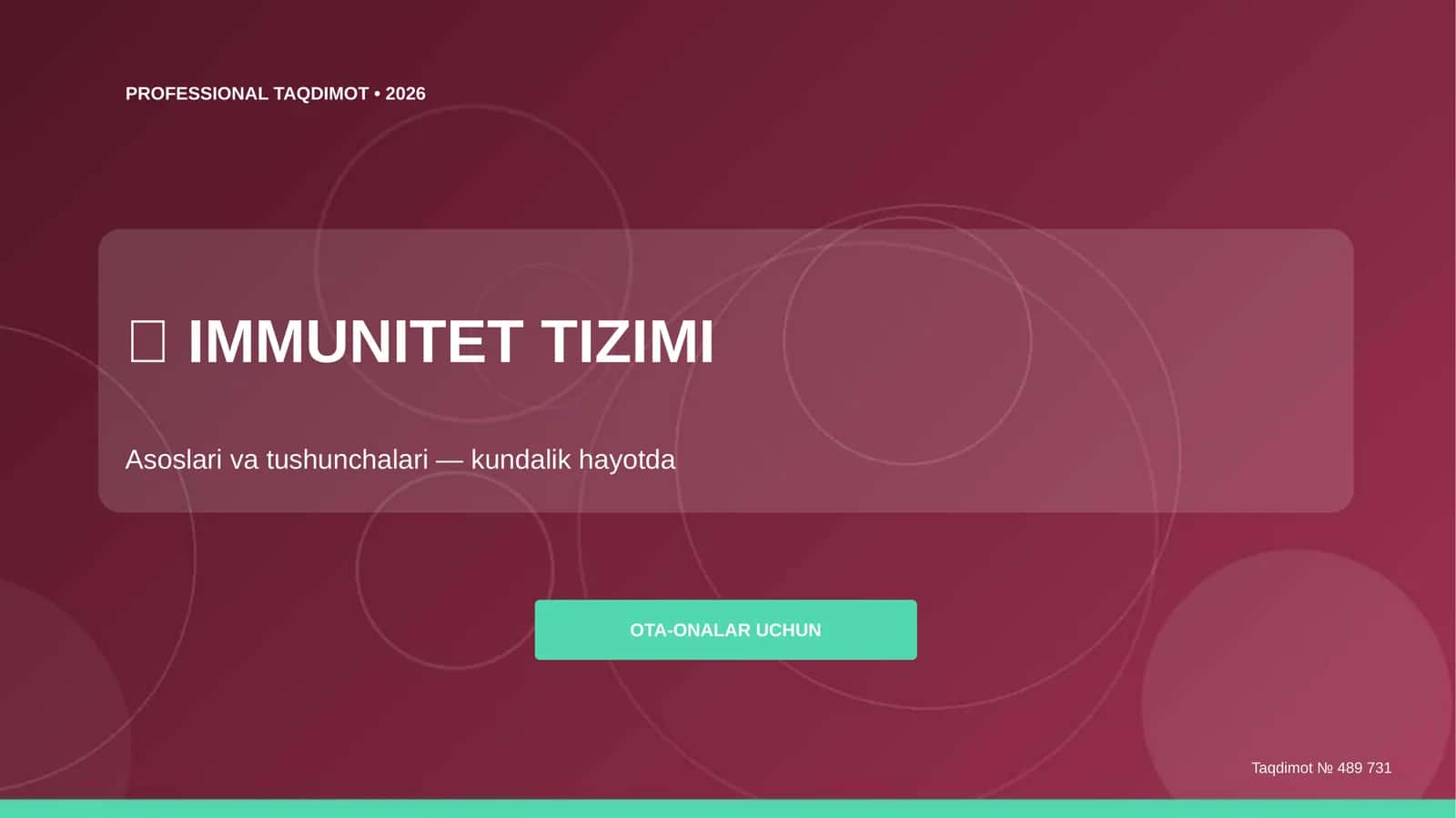 IMMUNITET TIZIMI