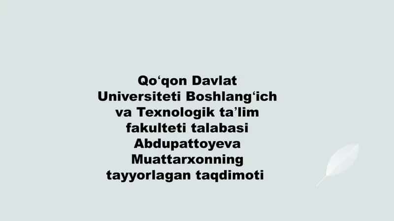 Oʻrta va kotta yoshdagi bolalar kitobxonligi