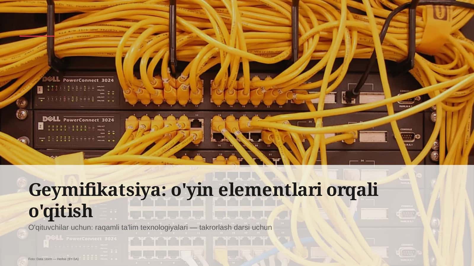 Geymifikatsiya: o'yin elementlari orqali o'qitish