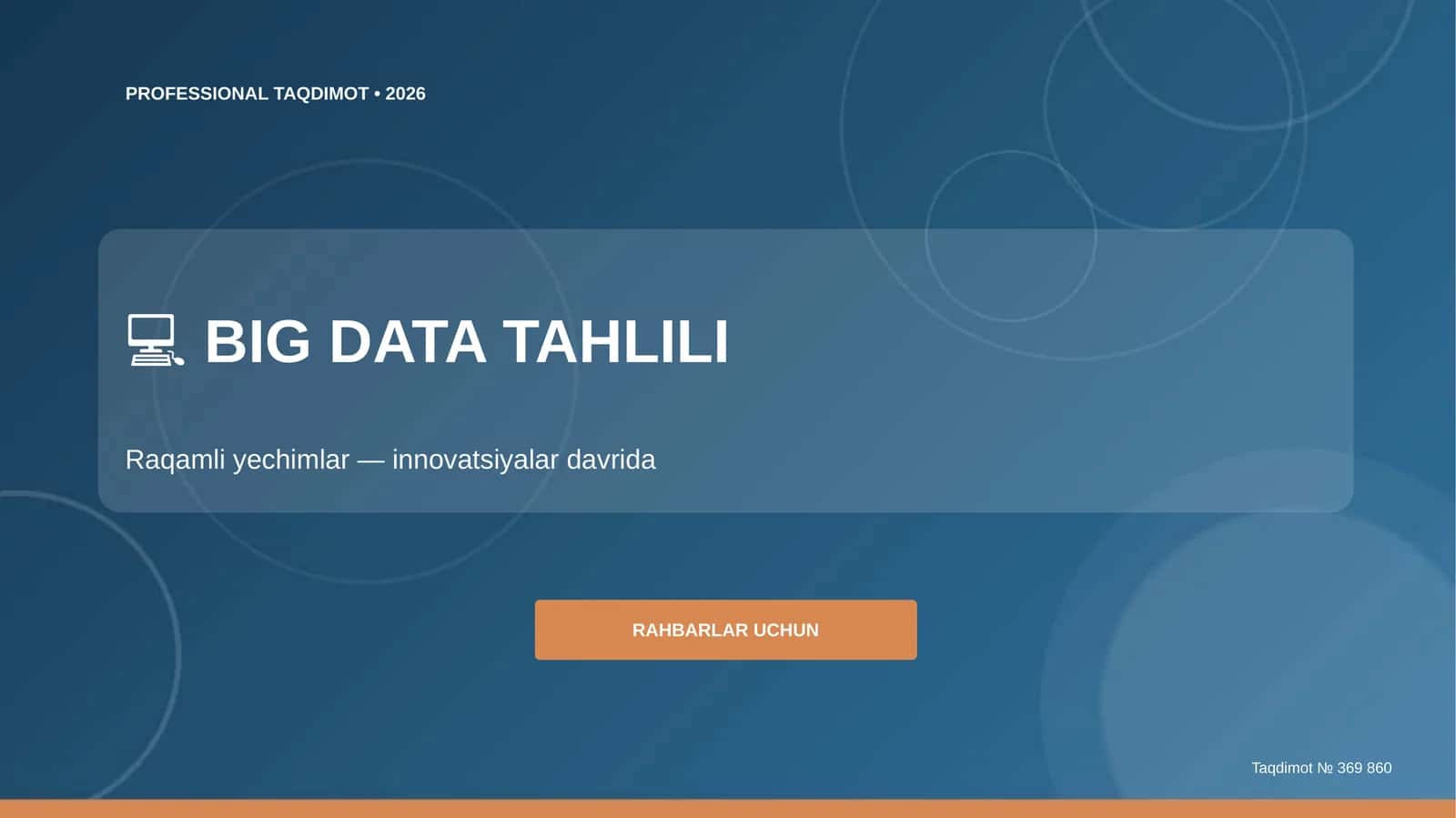 BIG DATA TAHLILI