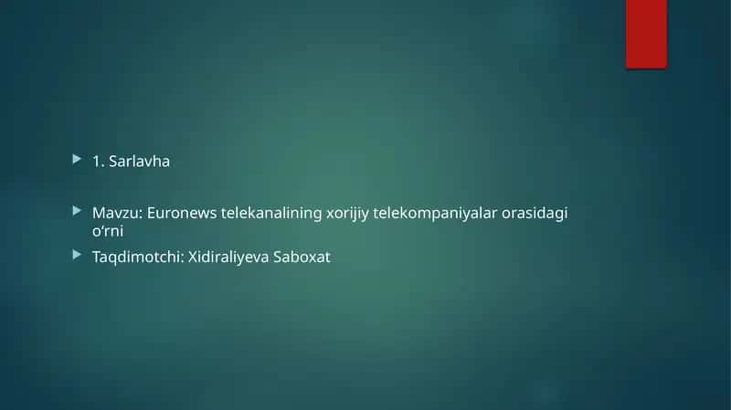 Euronews telekanali