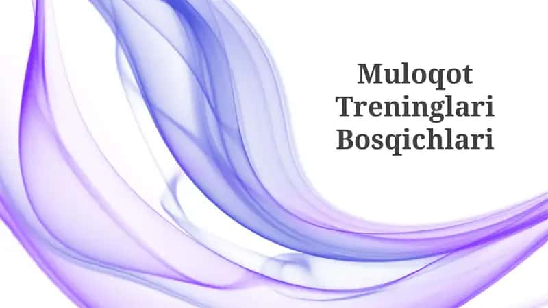 Muloqot Treninglari Bosqichlari