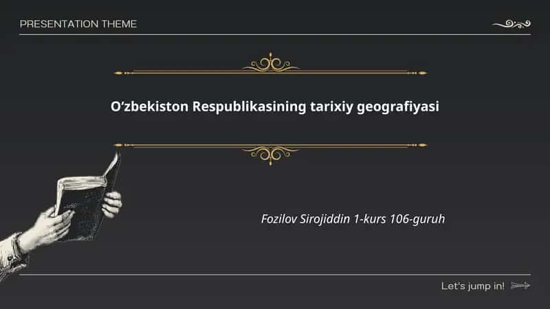 Oʻzbekiston Respublikasining tarixiy geografiyasi