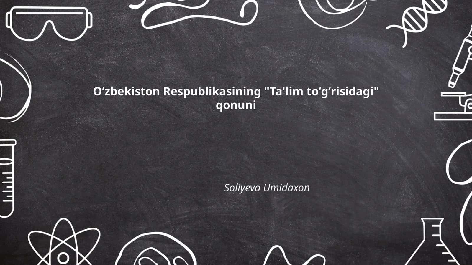 Davlat ta’lim siyosatining asosiy yo‘nalishlari