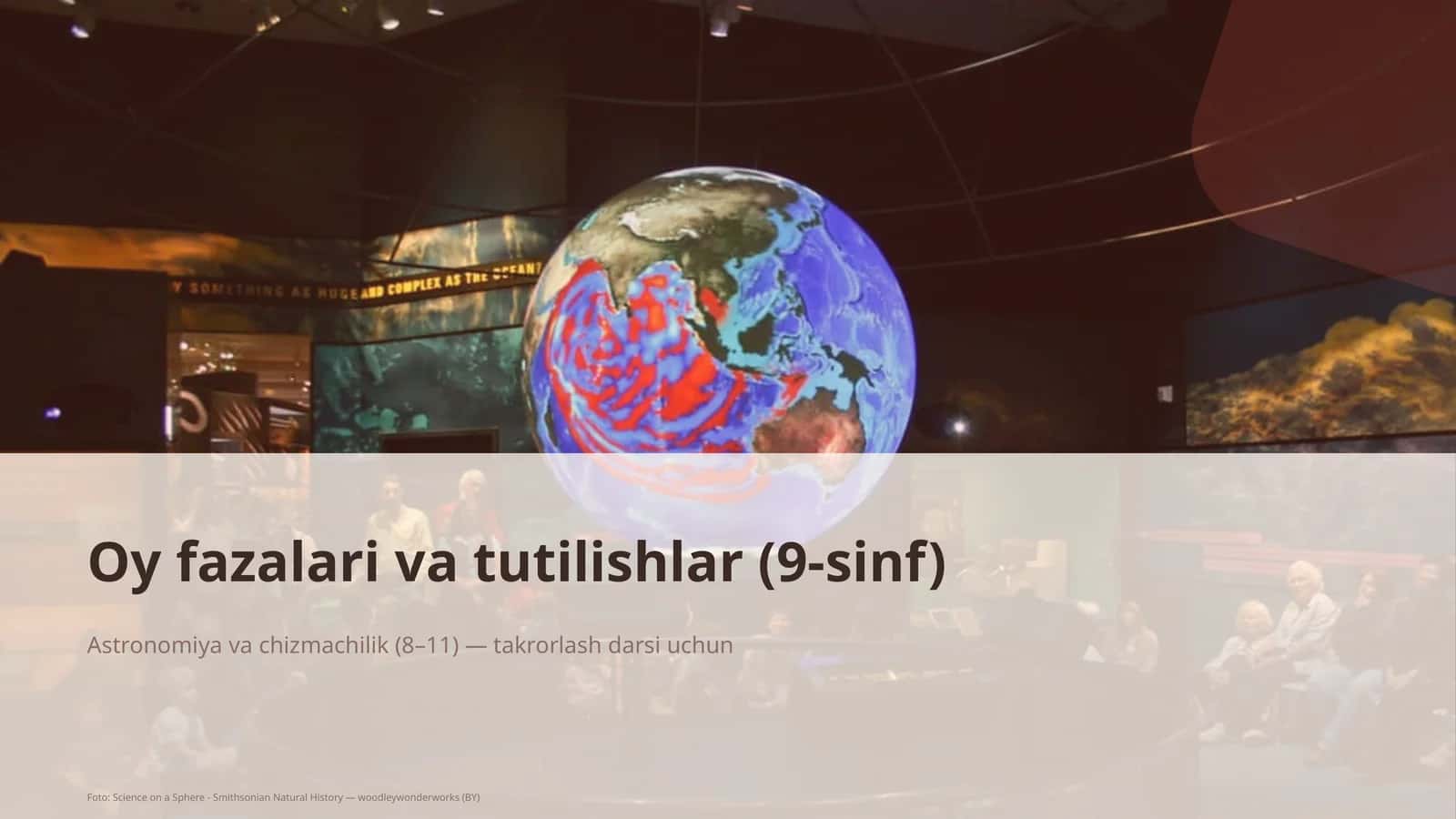Oy fazalari va tutilishlar (9-sinf)