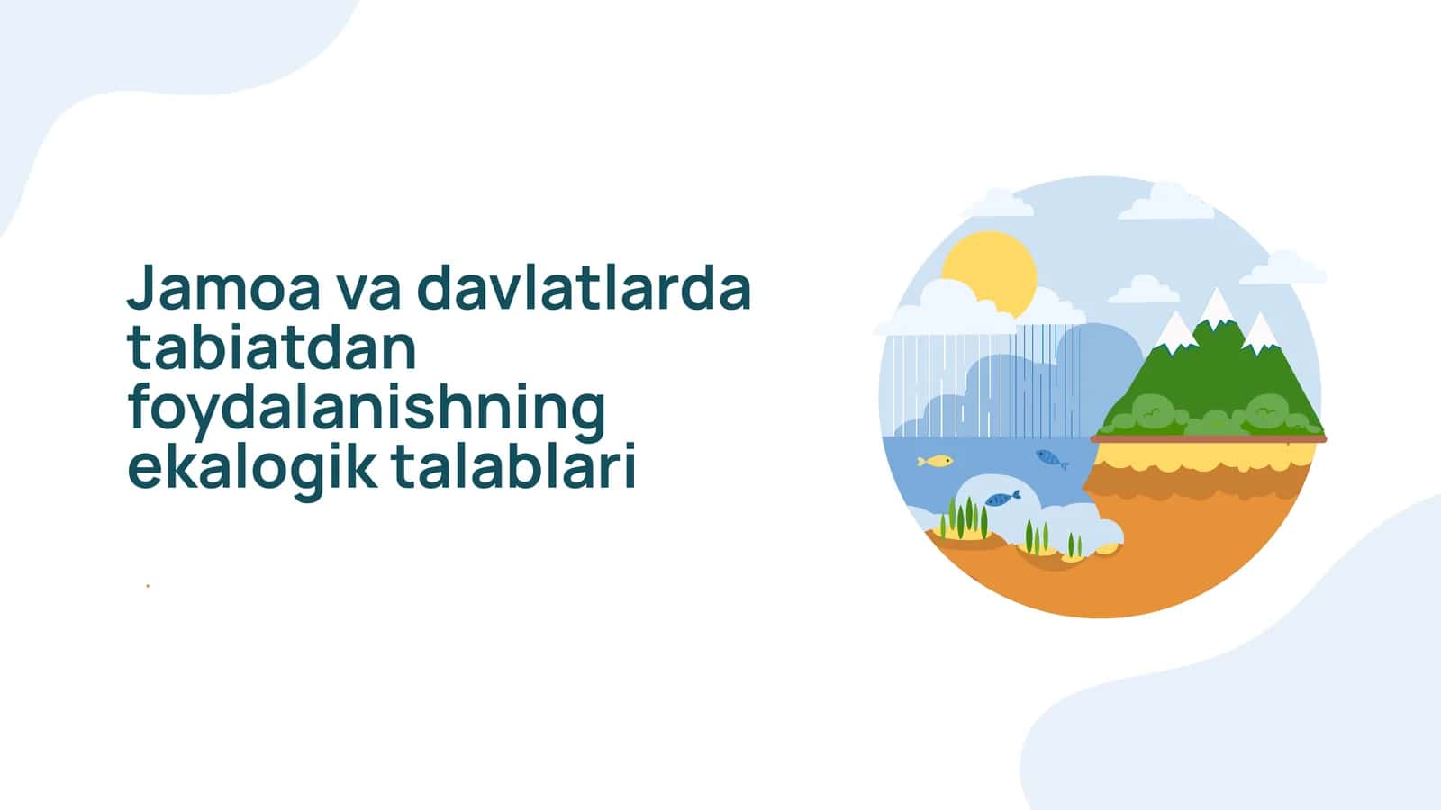 Ekologik talablar