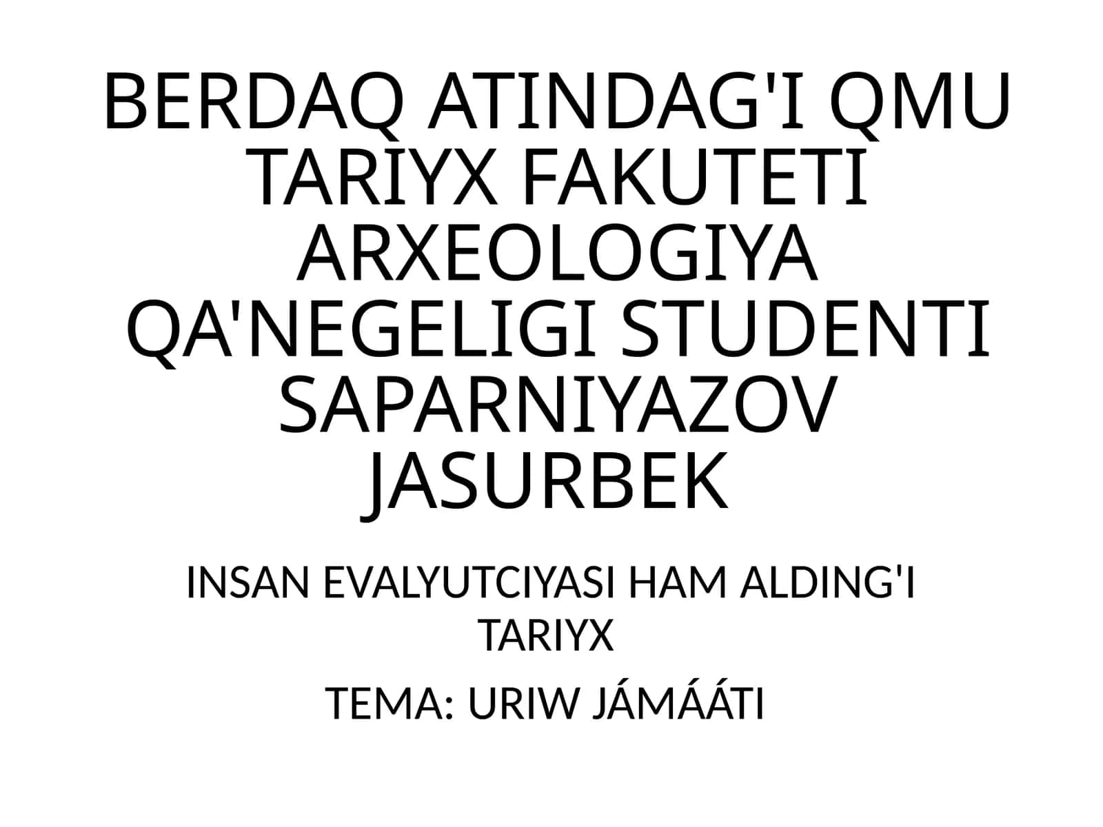 URIW JÁMÁÁTI 1