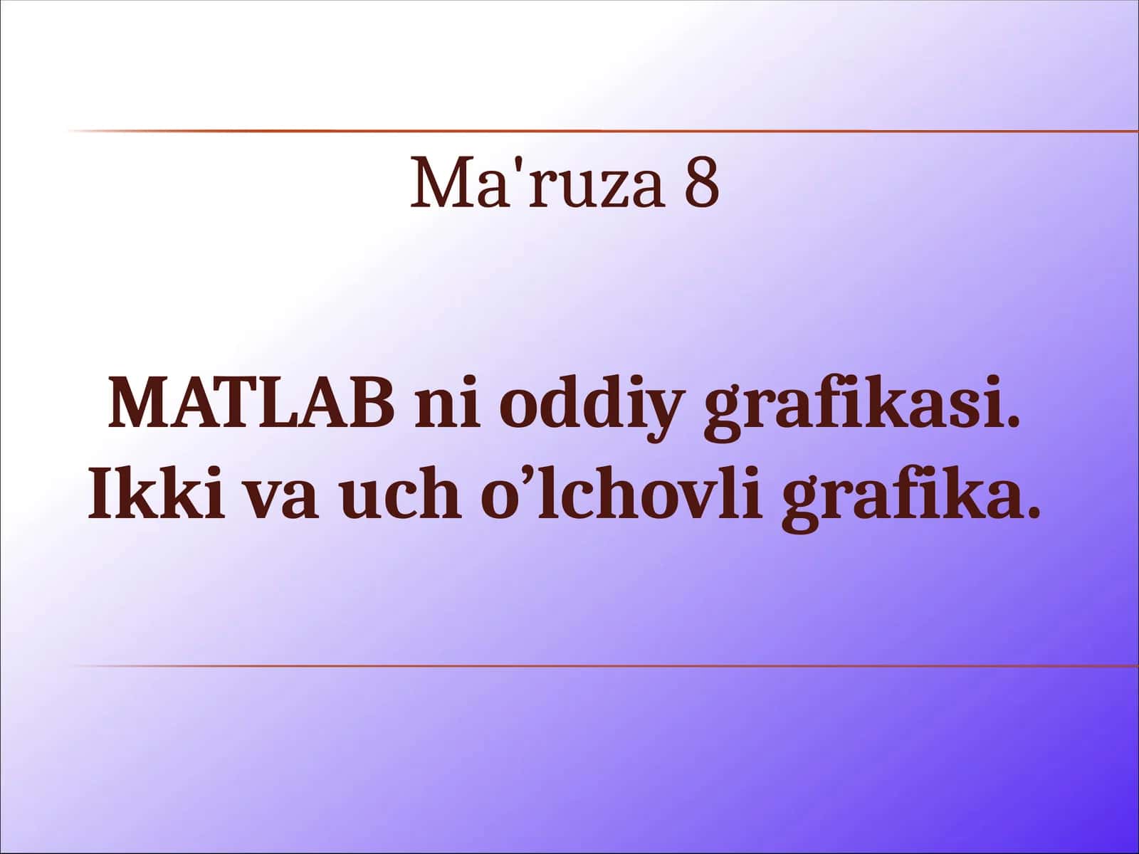 matlab ni oddiy grafikasi 1