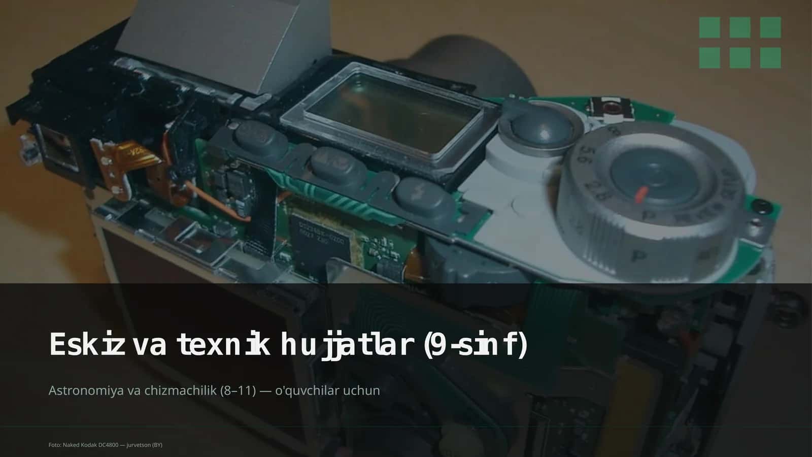 Eskiz va texnik hujjatlar (9-sinf)