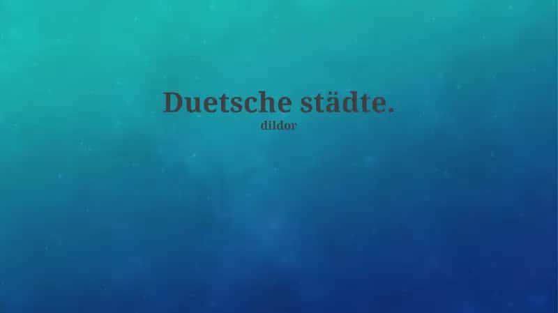Deutschlands Städte: Ein Überblick