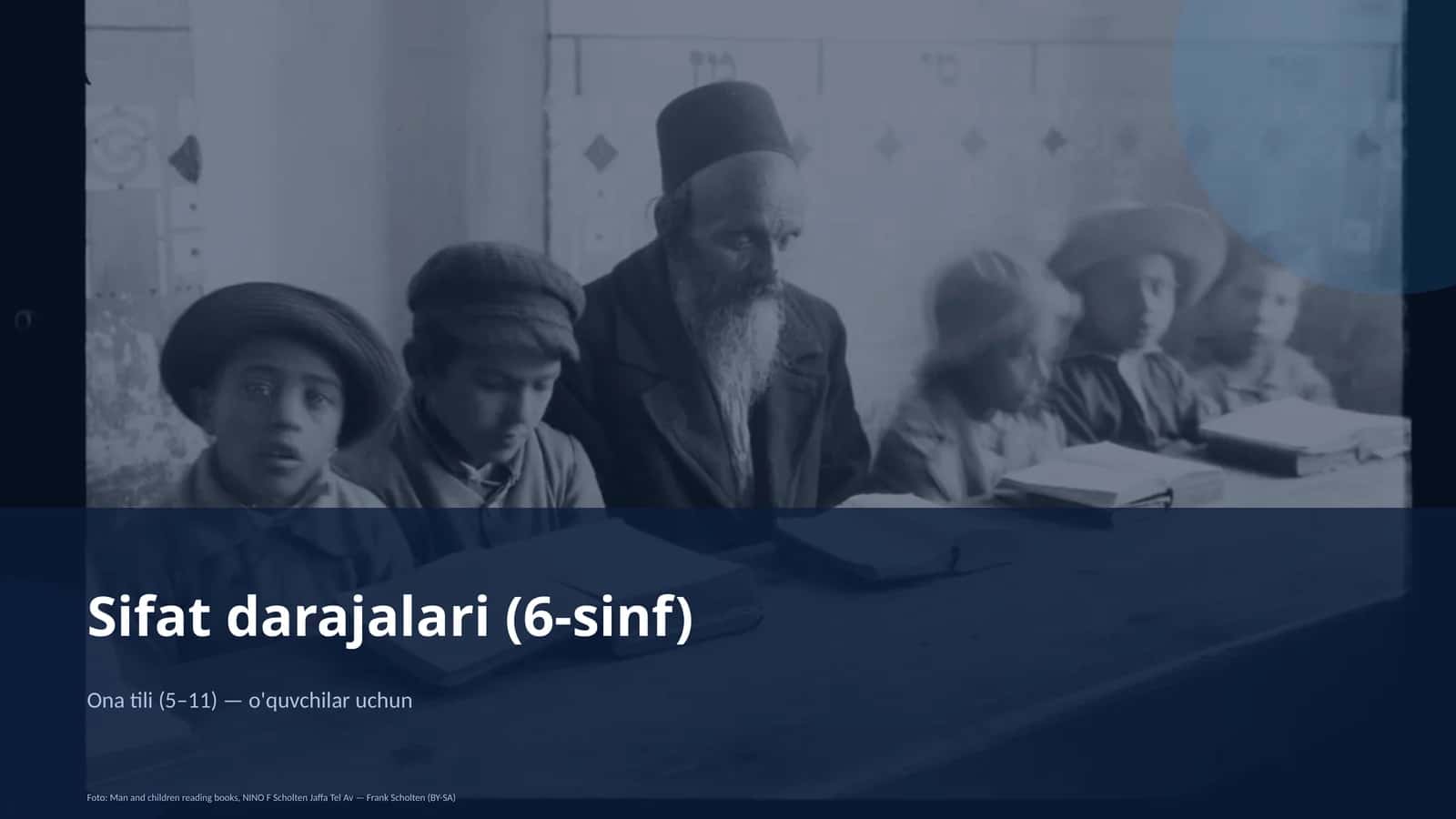 Sifat darajalari (6-sinf)