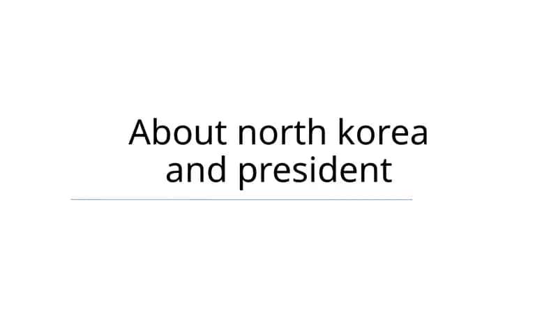Kim Jong Unning Hokimiyatini Mustahkamlashi
