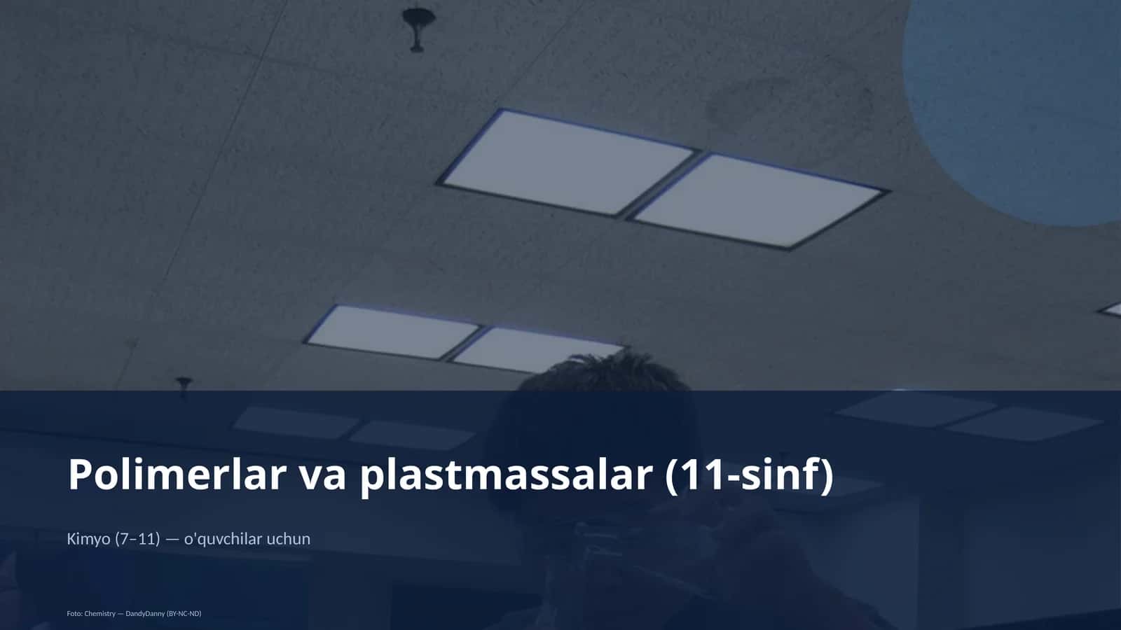 Polimerlar va plastmassalar (11-sinf)