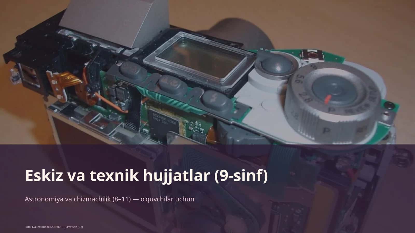 Eskiz va texnik hujjatlar (9-sinf)