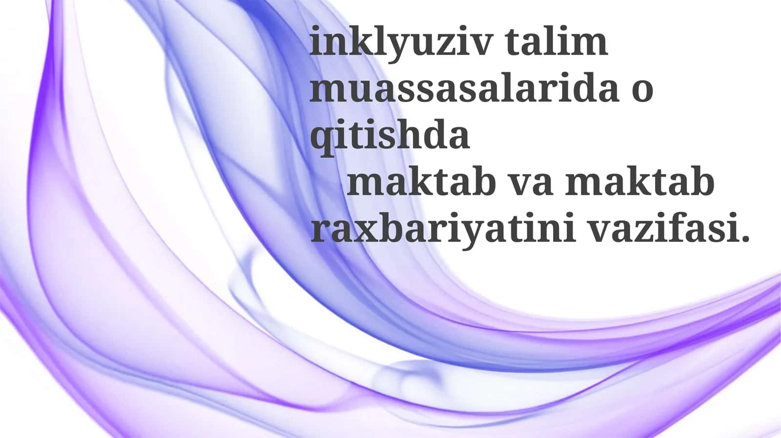 Inklyuziv Ta'lim