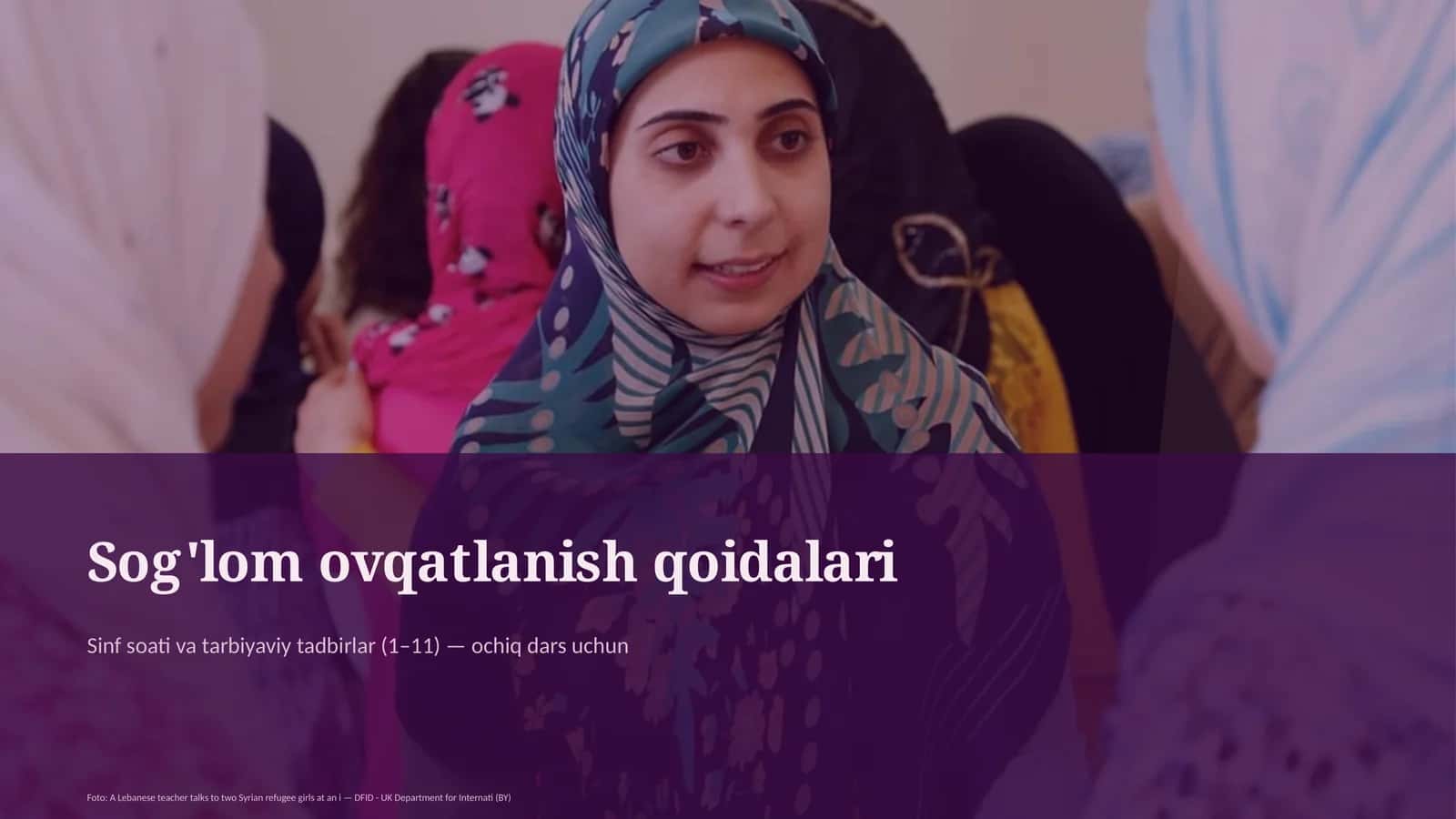 Sog'lom ovqatlanish qoidalari