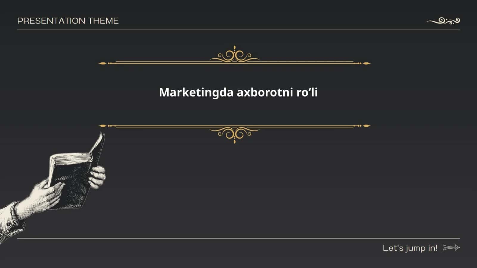 Marketingda axborotni roʻli