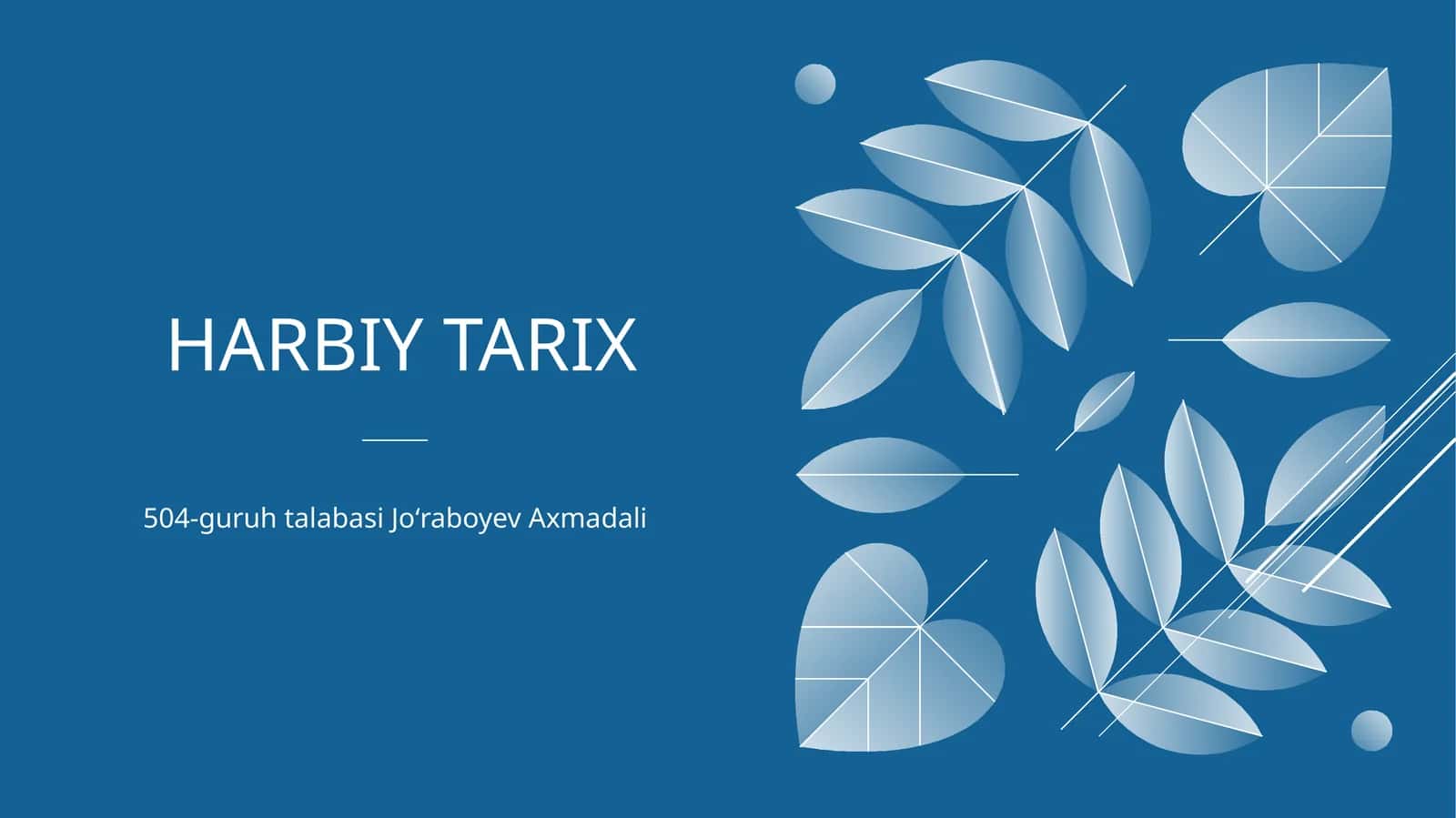 harbiy tarix