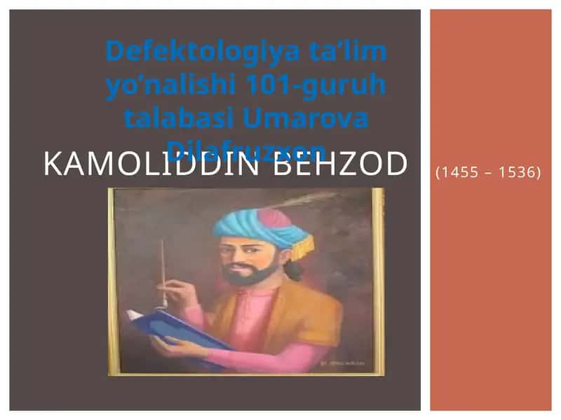 Kamoliddin Behzod