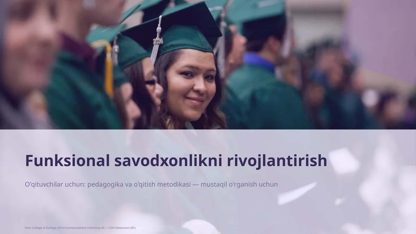 Funksional savodxonlikni rivojlantirish