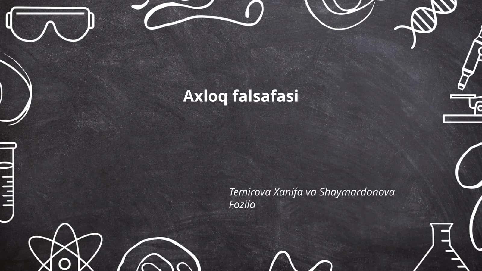 Axloq falsafasi