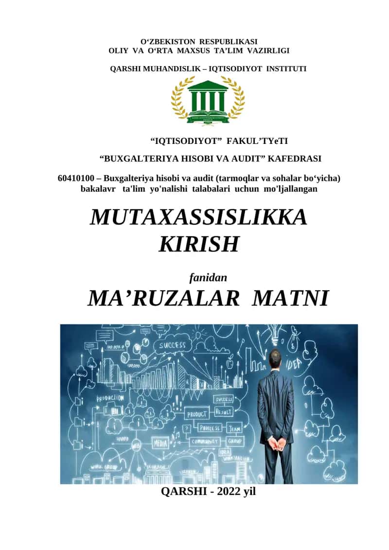 Mutaxassislikka kirish