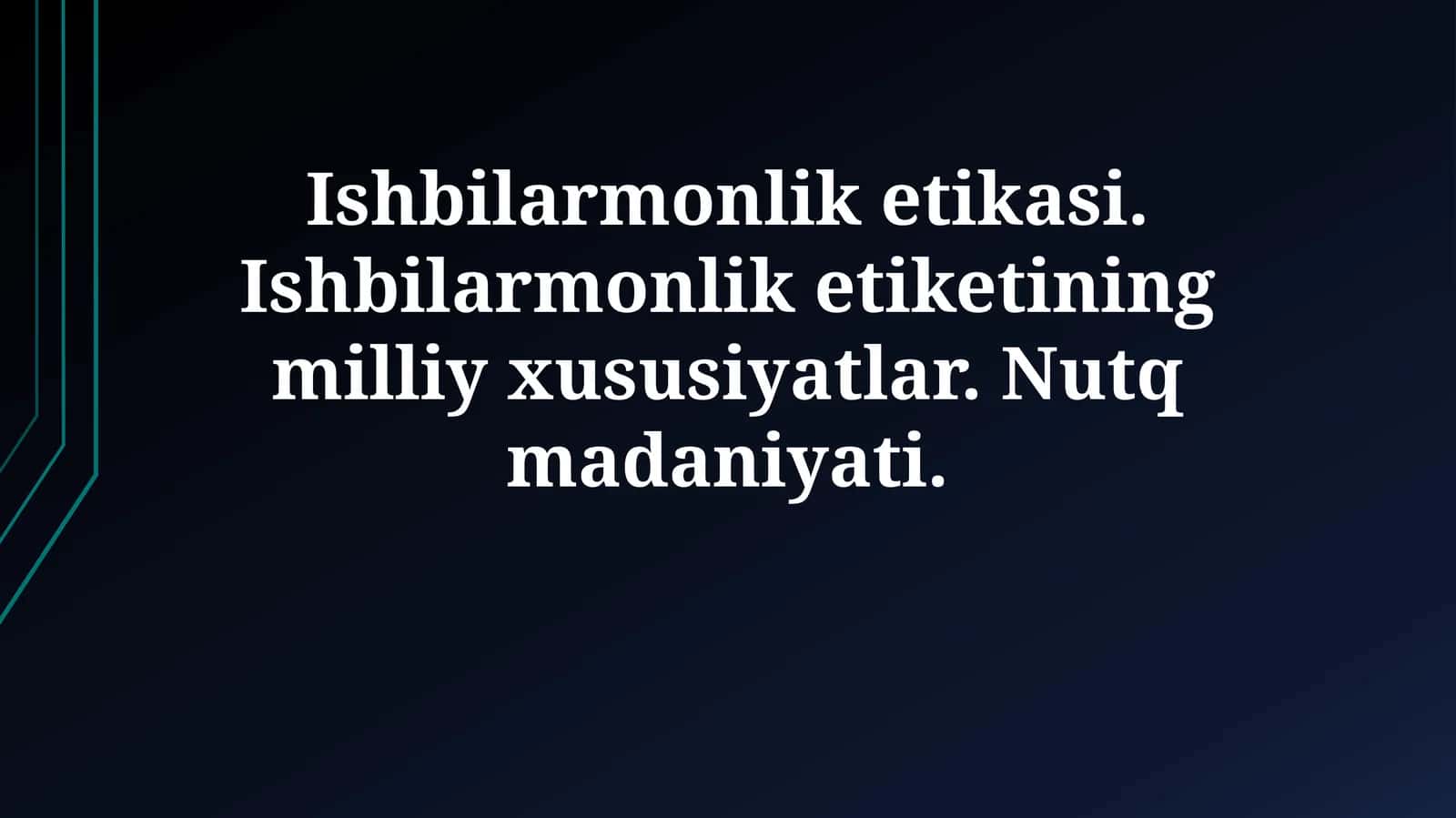 Biznes etikasi