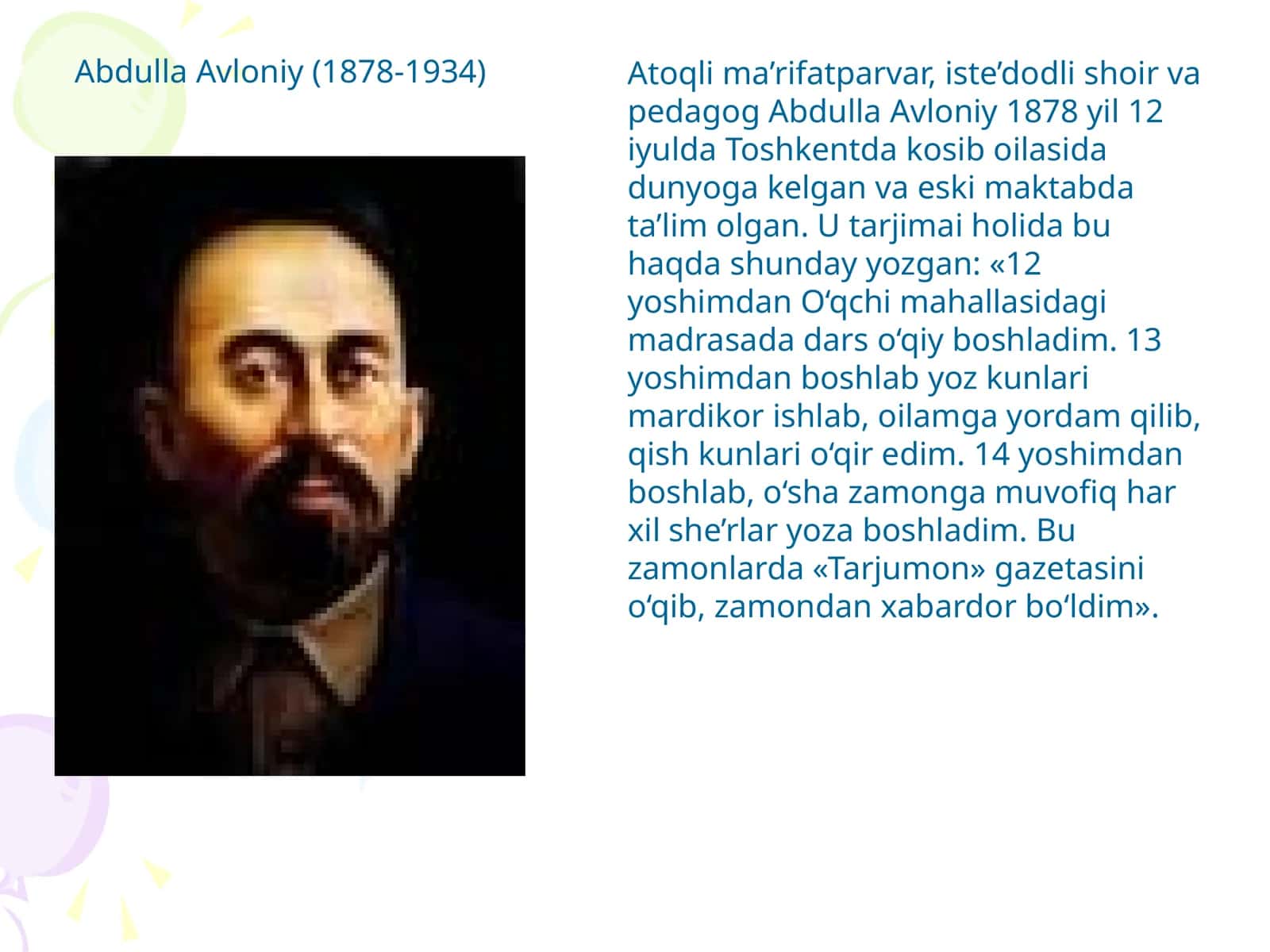 Abdulla Avloniy