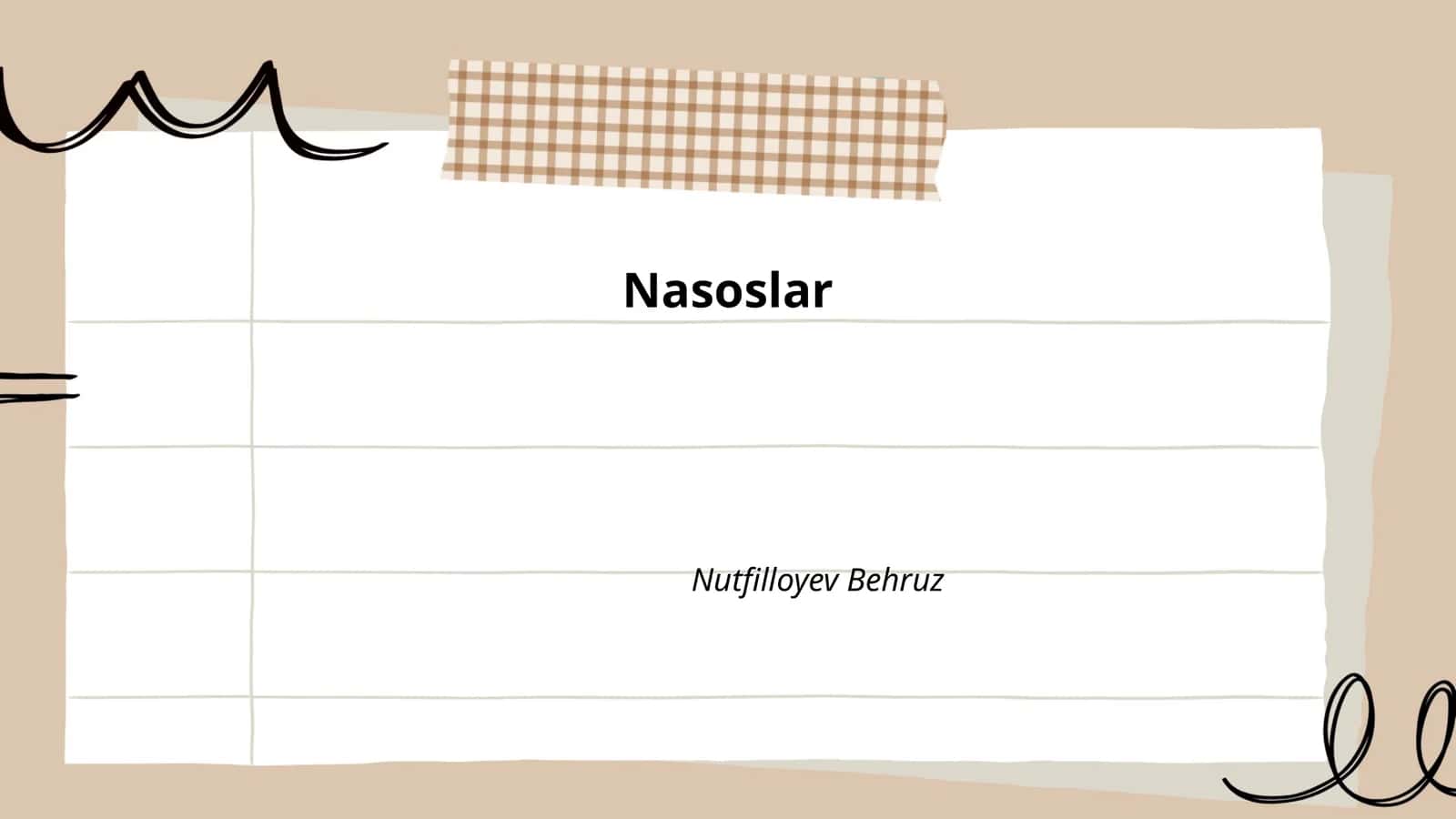 Nasoslar