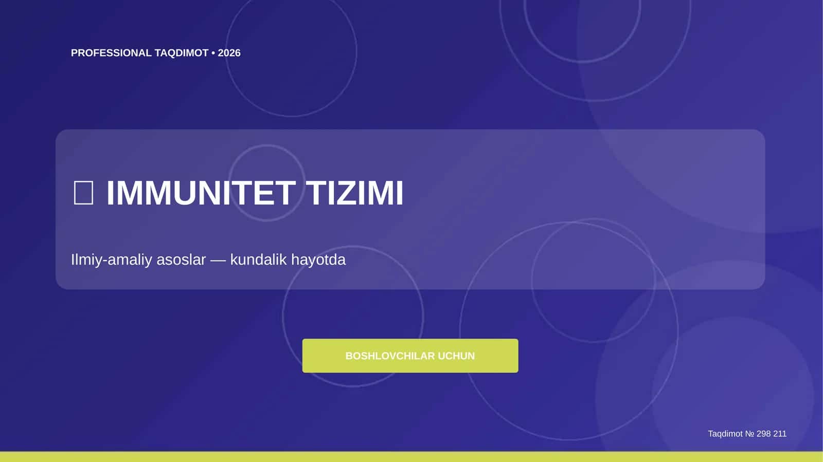 IMMUNITET TIZIMI