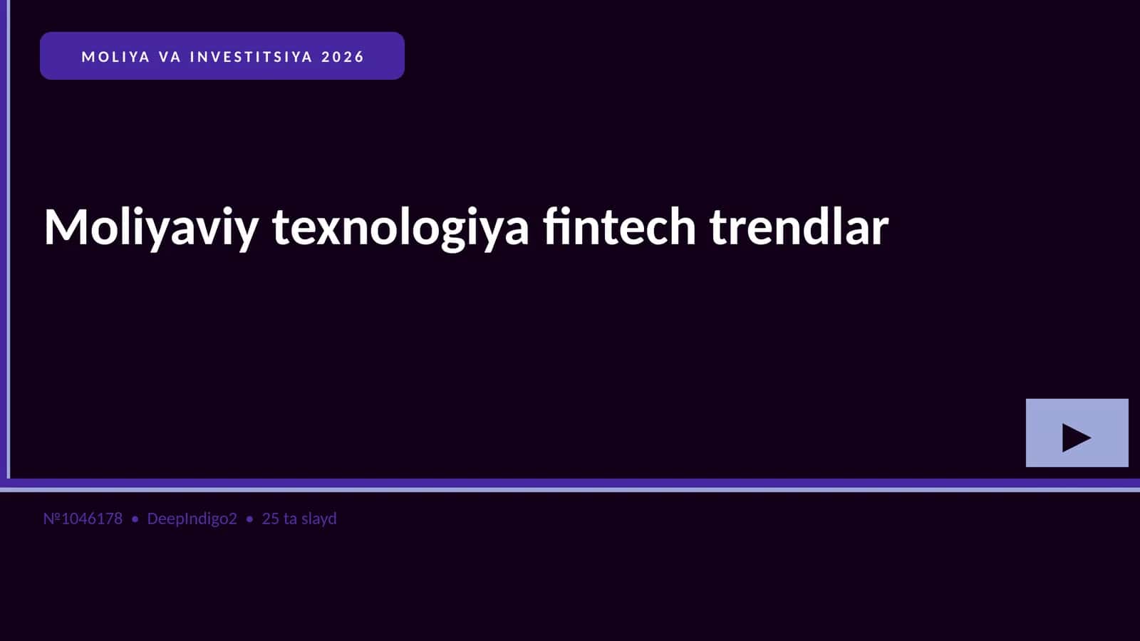 Moliyaviy texnologiya fintech trendlar
