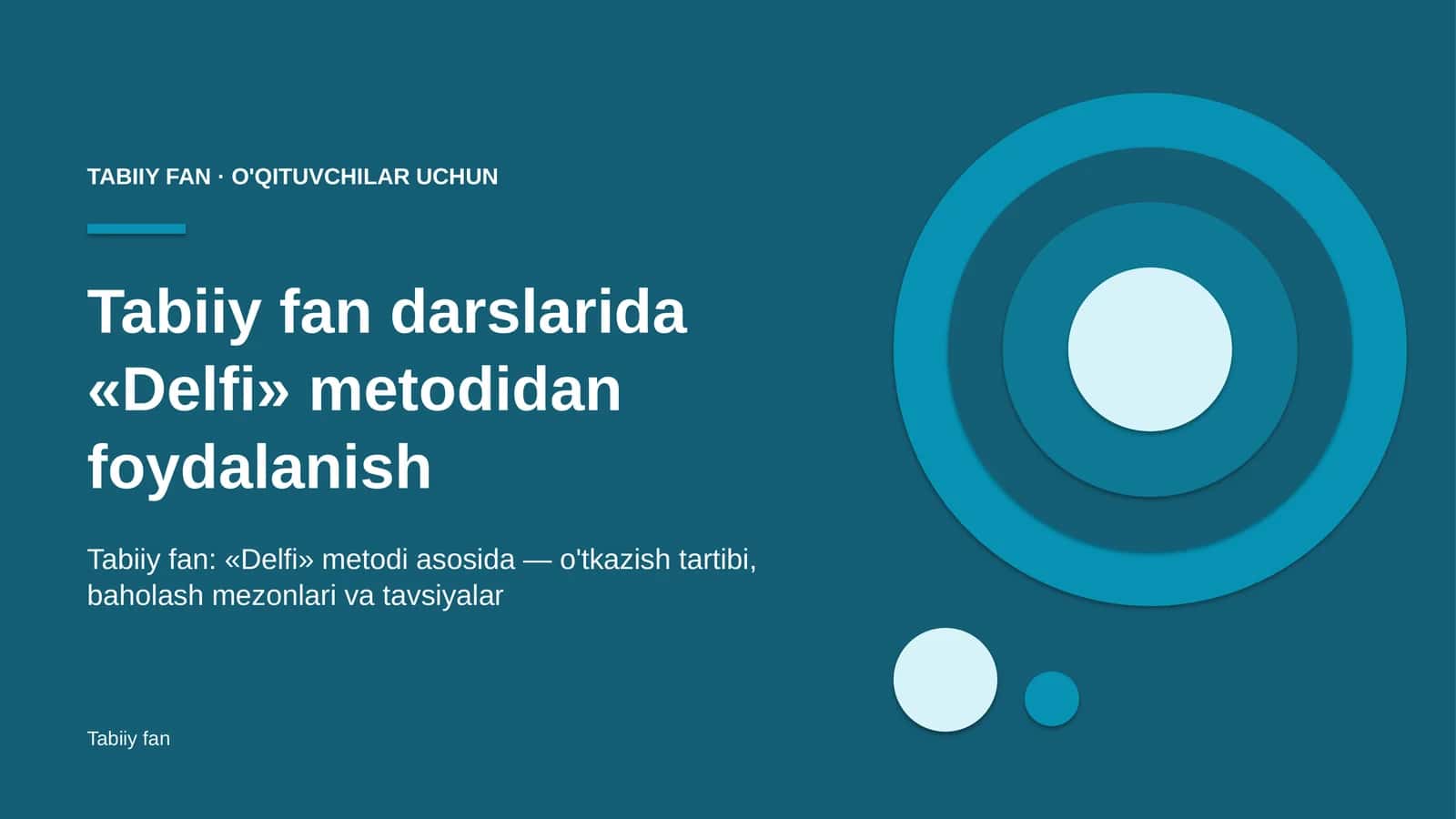 tabiiy fan darslarida delfi metodidan foydalanish 5573