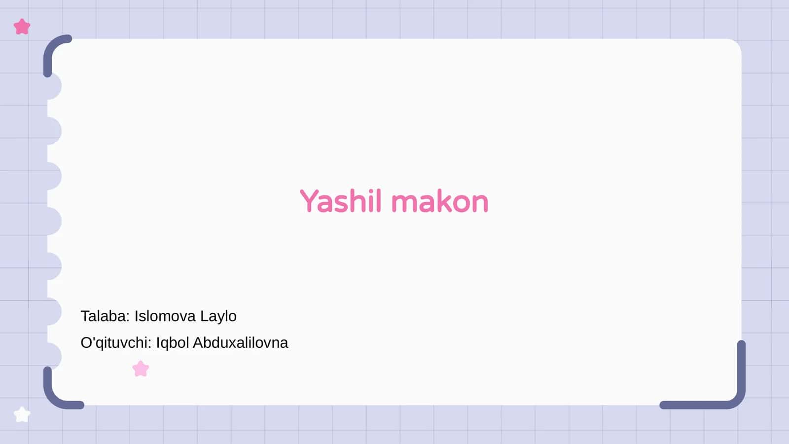 Yashil makon