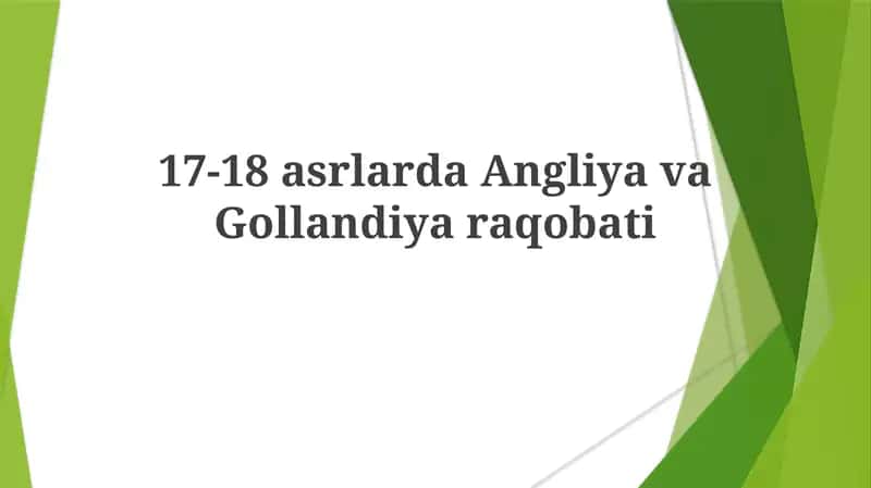 Gollandiyaning pasayishi va Angliya-Gollandiya yaqinlashuvi: O'zgaruvchan kuch dinamikasi