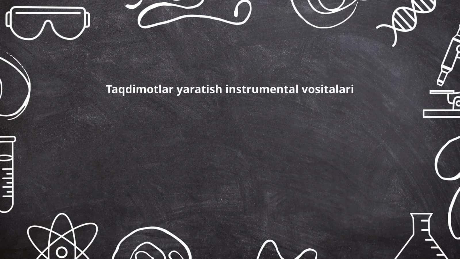 Ta'qdimotlar uchun grafik vositalar
