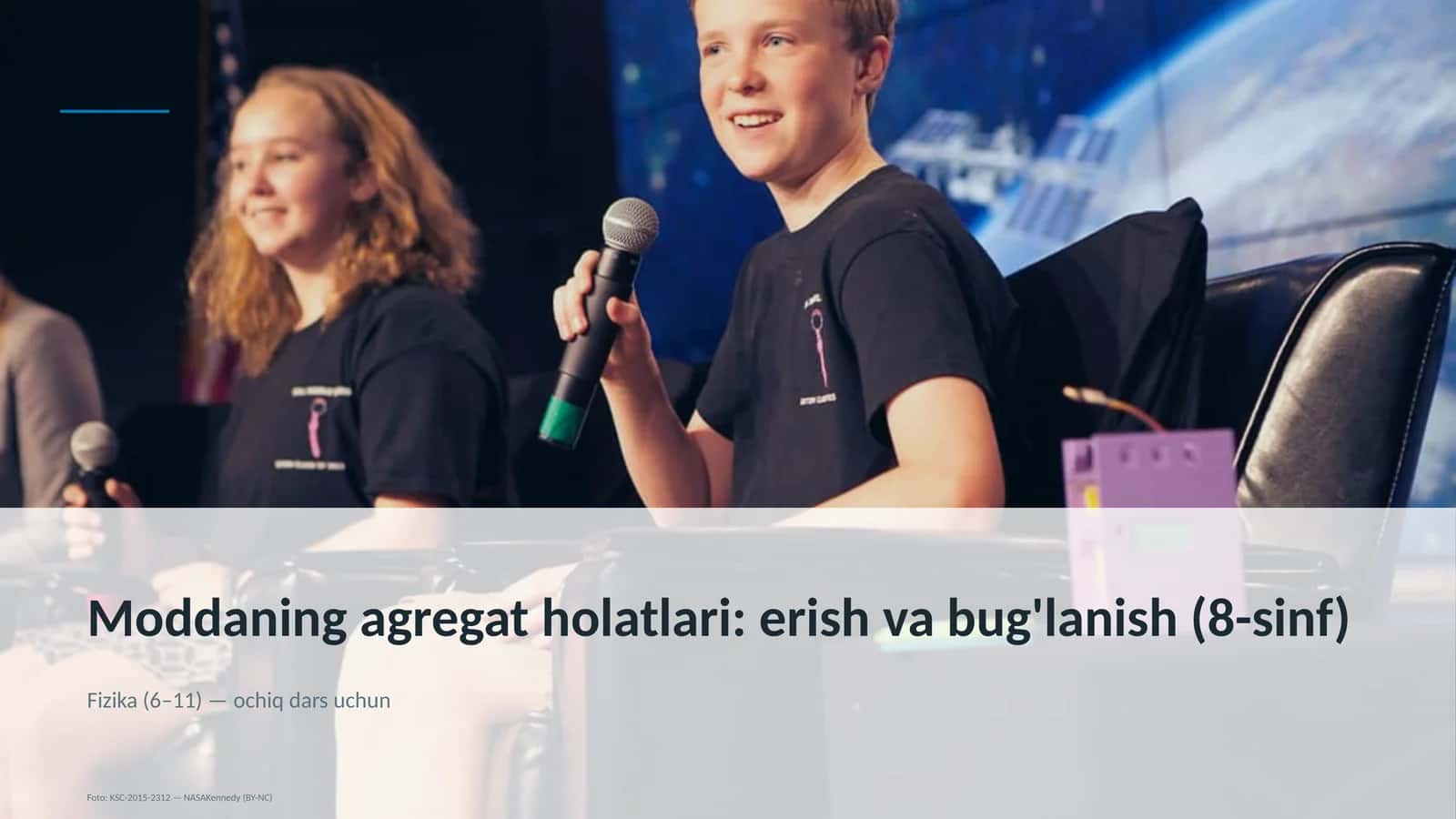 Moddaning agregat holatlari: erish va bug'lanish (8-sinf)
